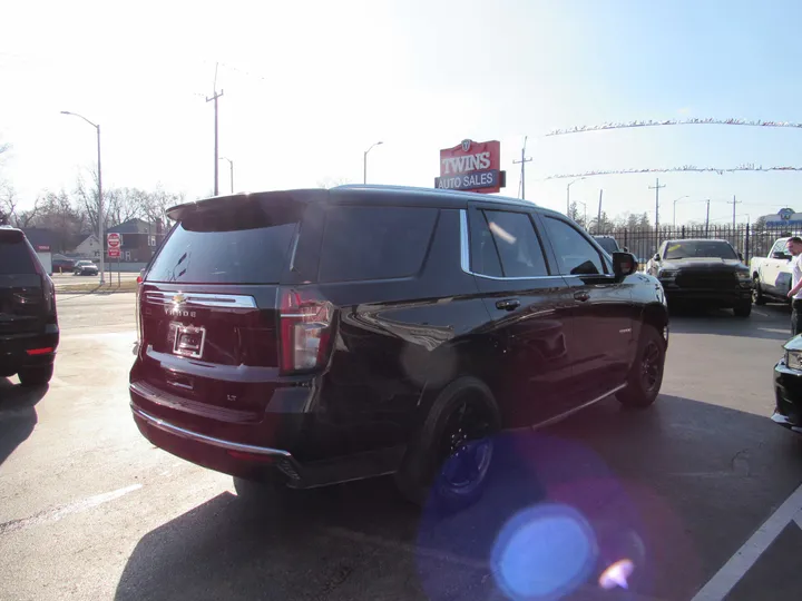 BLACK, 2022 CHEVROLET TAHOE Image 4