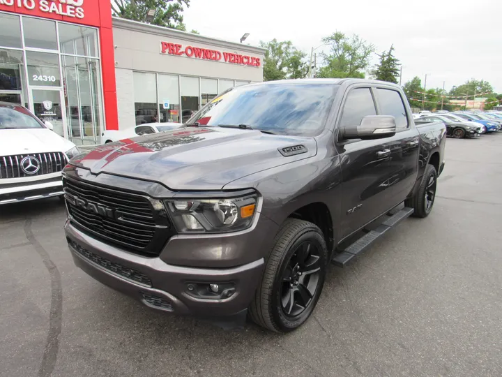 GREY, 2020 RAM 1500 CREW CAB Image 2