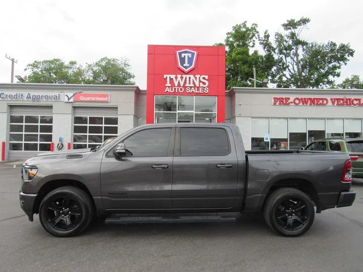 GREY, 2020 RAM 1500 CREW CAB Image 1