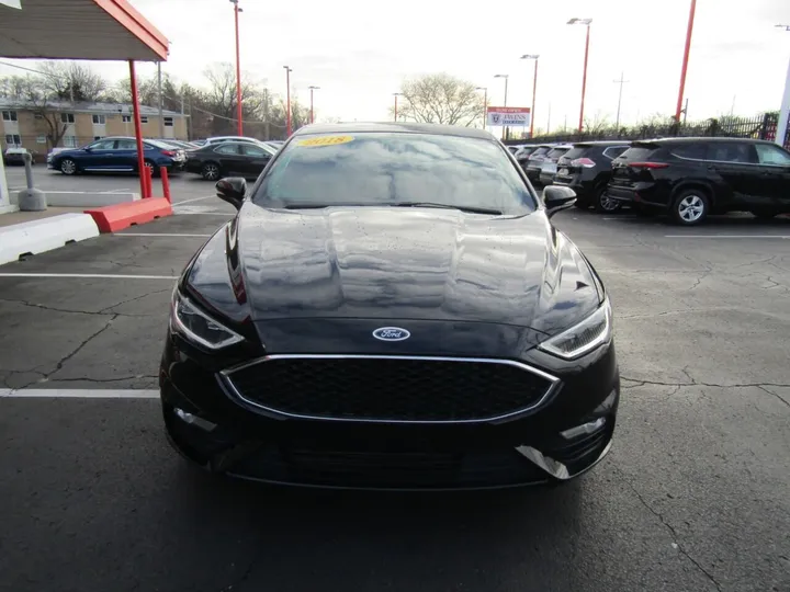 Black, 2018 FORD FUSION Image 6