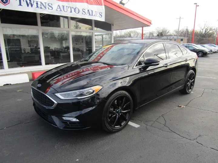 Black, 2018 FORD FUSION Image 7