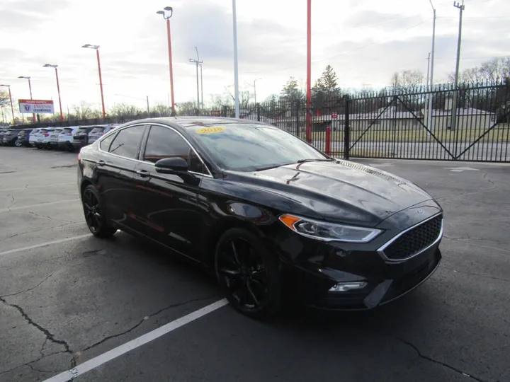 Black, 2018 FORD FUSION Image 5