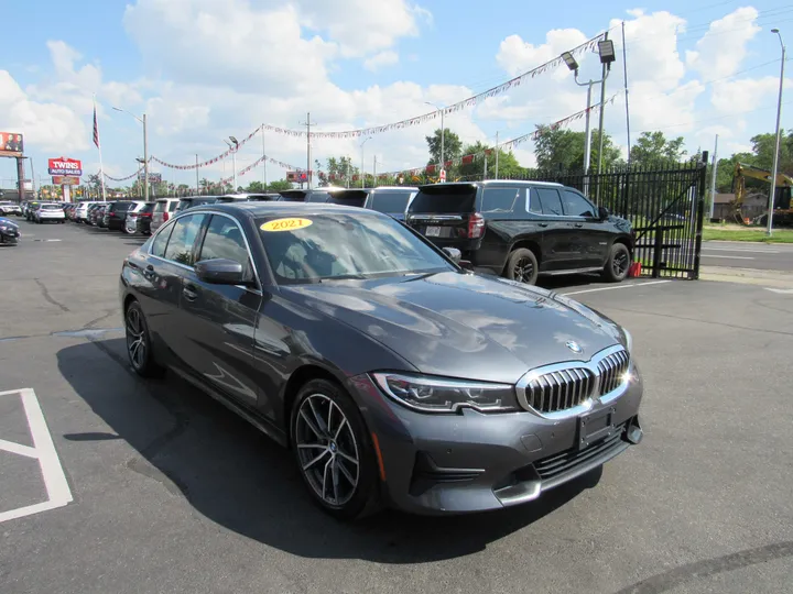 GREY, 2021 BMW 3 SERIES Image 4