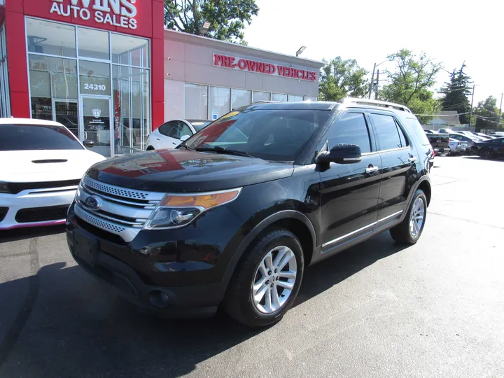 BLACK, 2015 FORD EXPLORER Image 5