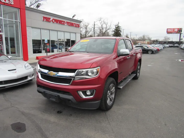 RED, 2015 CHEVROLET COLORADO CREW CAB Image 6