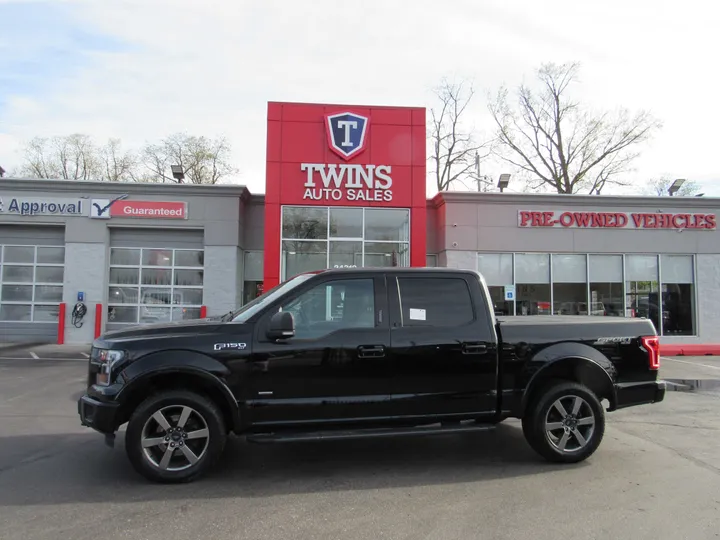 BLACK, 2016 FORD F150 SUPERCREW CAB Image 1