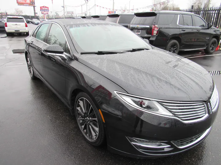 BLACK, 2014 LINCOLN MKZ Image 4