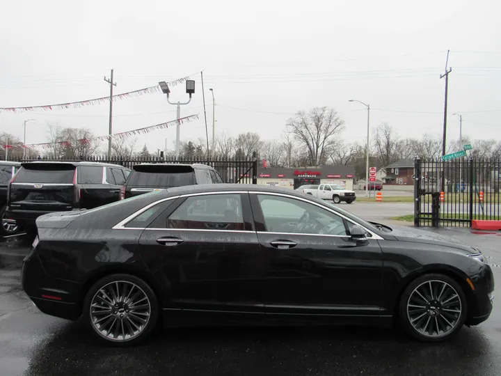 BLACK, 2014 LINCOLN MKZ Image 5