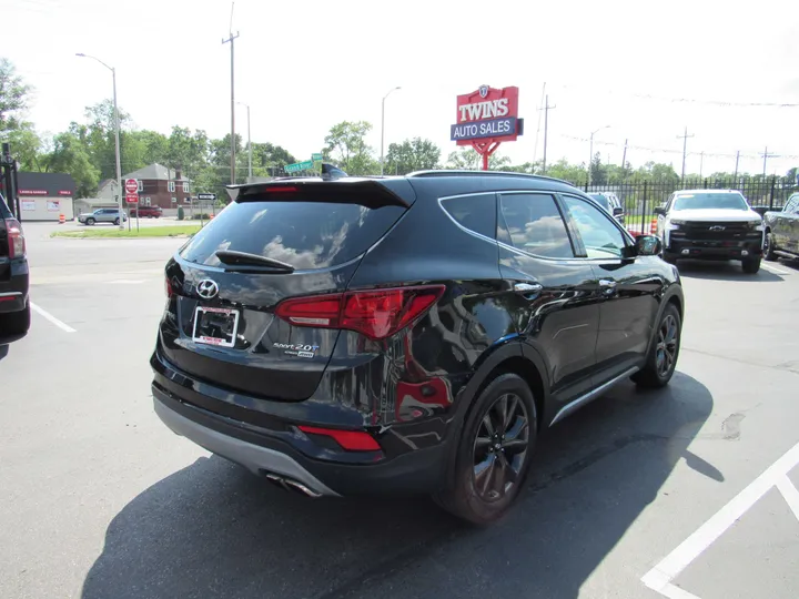 BLACK, 2018 HYUNDAI SANTA FE SPORT Image 3