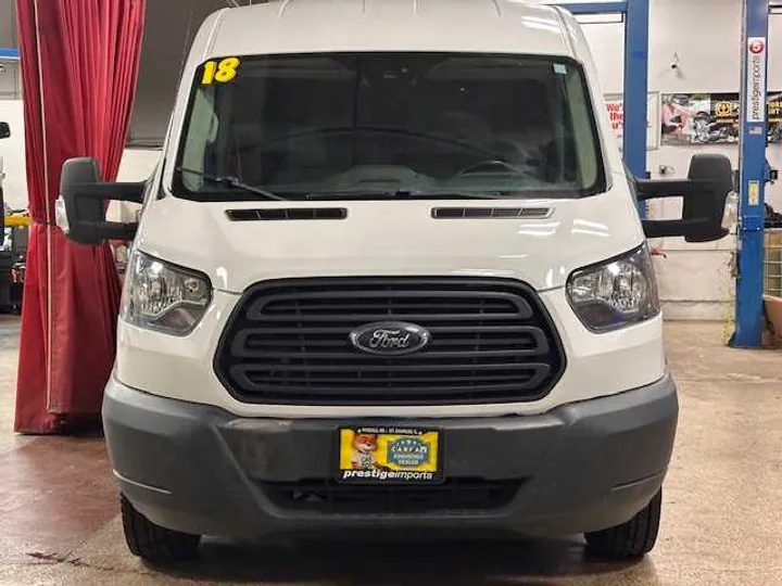 WHITE, 2018 FORD TRANSIT VAN Image 10