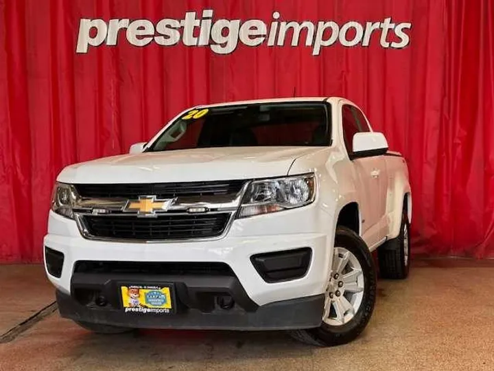 WHITE, 2020 CHEVROLET COLORADO EXTENDED CAB Image 1