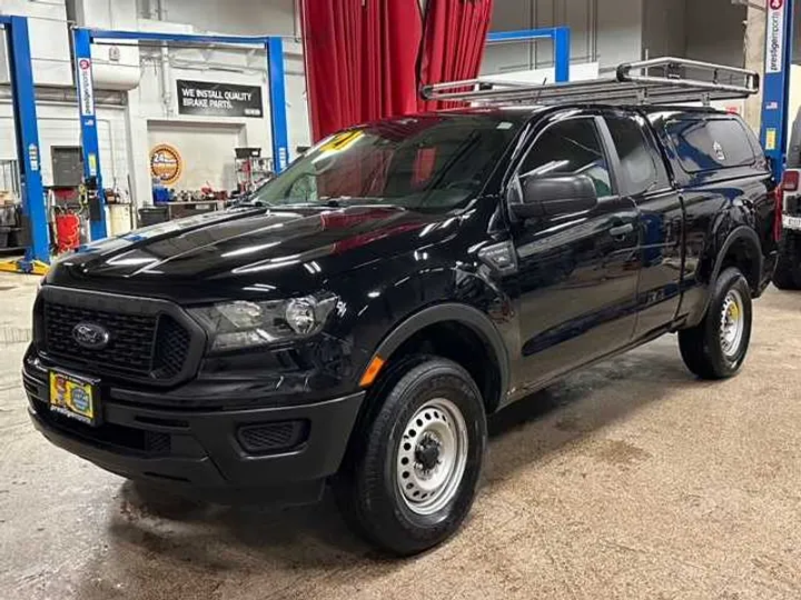 BLACK, 2021 FORD RANGER SUPERCAB Image 8