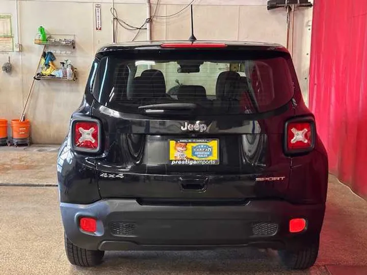 BLACK, 2018 JEEP RENEGADE Image 4