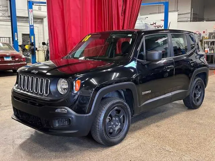 BLACK, 2018 JEEP RENEGADE Image 9