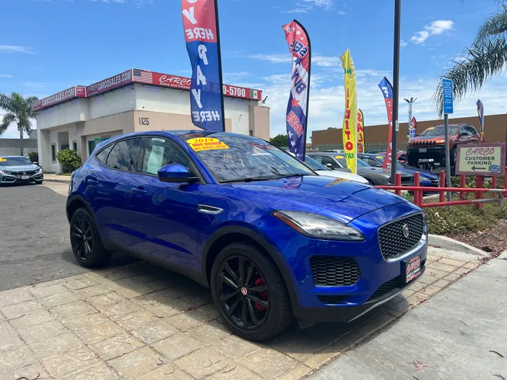 BLUE, 2019 JAGUAR E-PACE Image 2