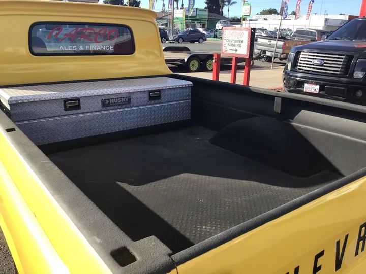 CANARY YELLOW, 1964 CHEVROLET C/K 10 SERIES Image 10