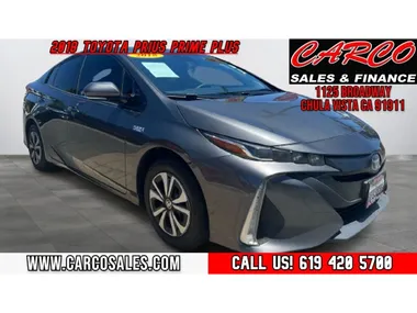 GRAY, 2018 TOYOTA PRIUS PRIME Image 