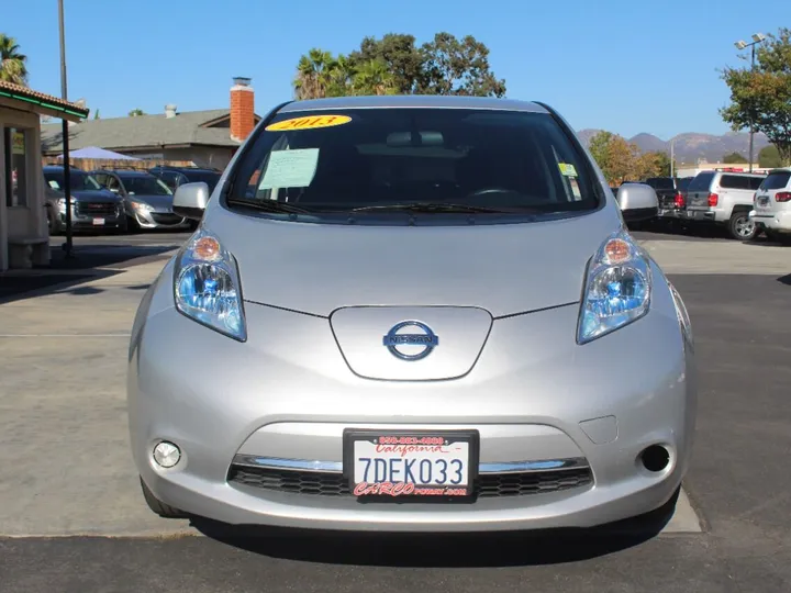 Silver, 2013 NISSAN LEAF Image 3