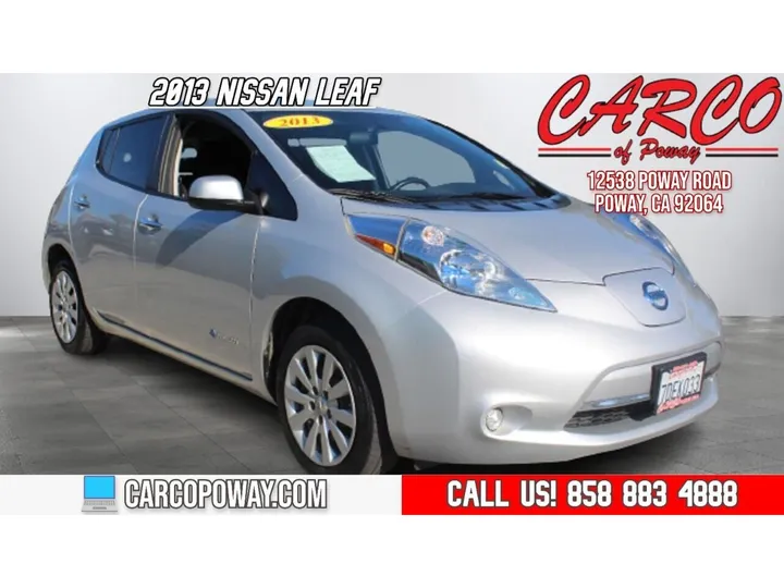 Silver, 2013 NISSAN LEAF Image 1