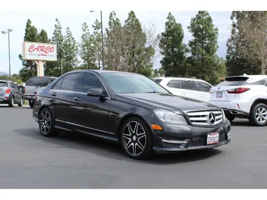 GRAY, 2013 MERCEDES-BENZ C-CLASS Image 