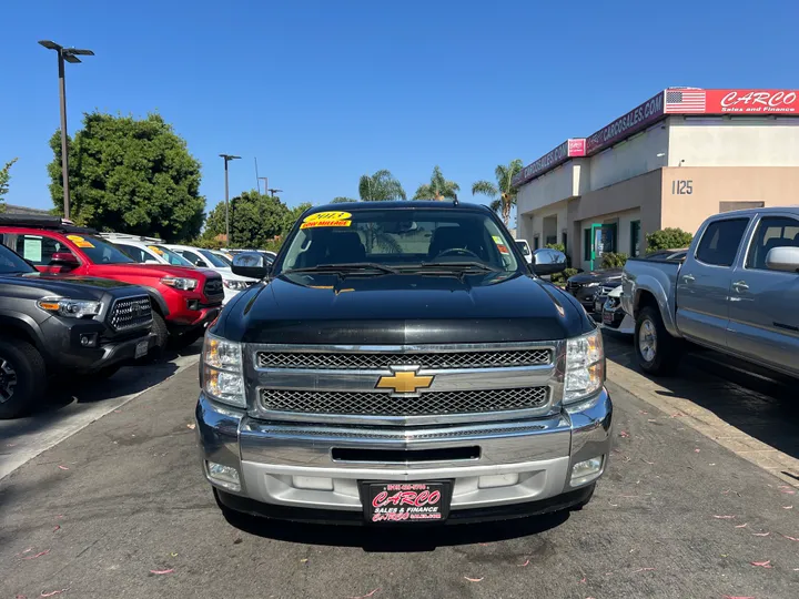 BLACK, 2013 CHEVROLET SILVERADO 1500 EXTENDED CAB Image 3