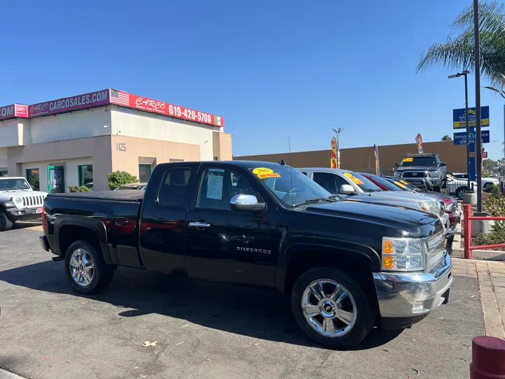 BLACK, 2013 CHEVROLET SILVERADO 1500 EXTENDED CAB Image 10