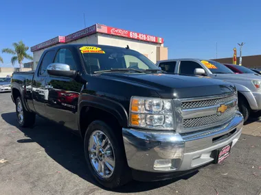 BLACK, 2013 CHEVROLET SILVERADO 1500 EXTENDED CAB Image 