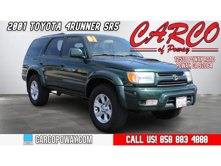 Green, 2001 TOYOTA 4RUNNER Image 1