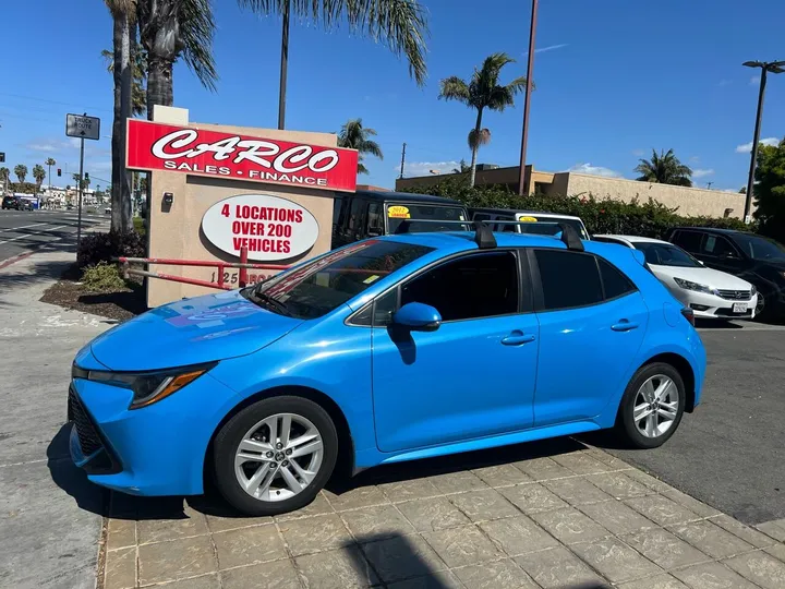 Blue, 2020 TOYOTA COROLLA HATCHBACK Image 5