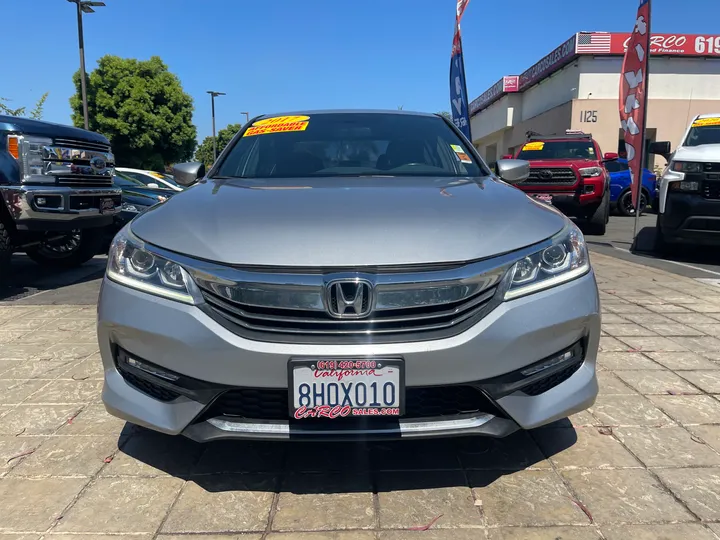 SILVER, 2017 HONDA ACCORD Image 3