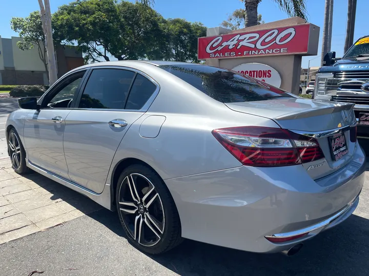 SILVER, 2017 HONDA ACCORD Image 5