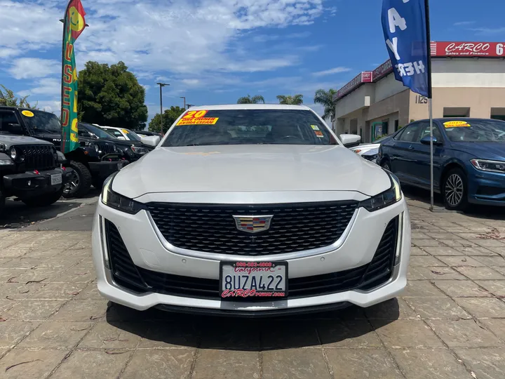 WHITE, 2020 CADILLAC CT5 Image 2