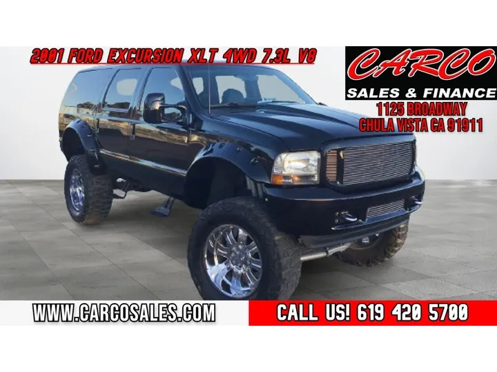 Black, 2001 FORD EXCURSION Image 1