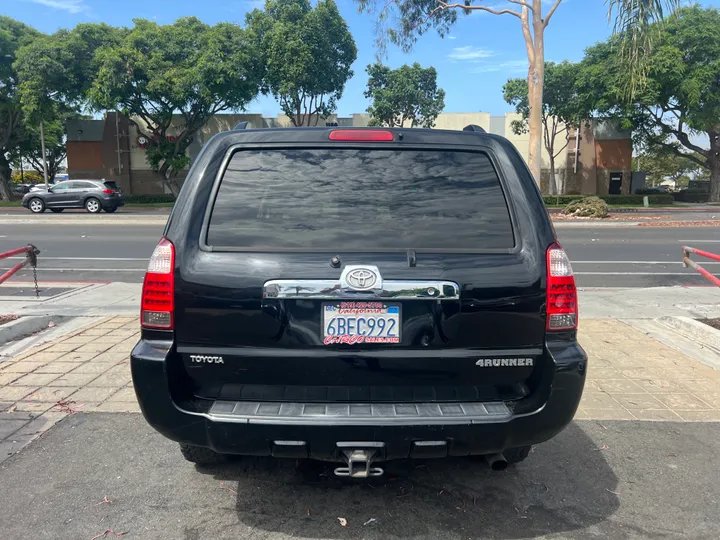 BLACK, 2006 TOYOTA 4RUNNER Image 4