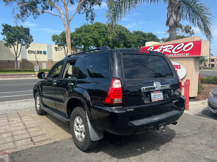 BLACK, 2006 TOYOTA 4RUNNER Image 5