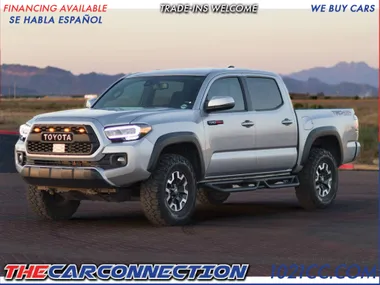 SILVER, 2020 TOYOTA TACOMA SR V6 DOUBLE CAB 4X4 Image 