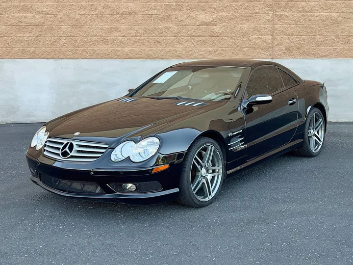 BLACK, 2004 MERCEDES-BENZ SL-CLASS SL 55 AMG KOMPRESSOR Image 2