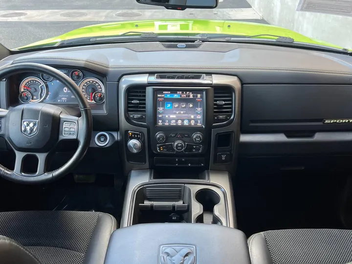 GREEN, 2017 RAM 1500 SPORT CREW CAB Image 8