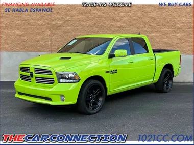 GREEN, 2017 RAM 1500 CREW CAB Image 2