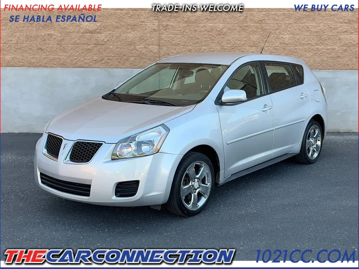 SILVER, 2009 PONTIAC VIBE 2.4L Image 1