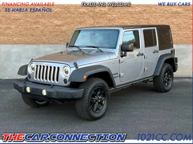 SILVER, 2017 JEEP WRANGLER UNLIMITED SPORT 4X4 Image 