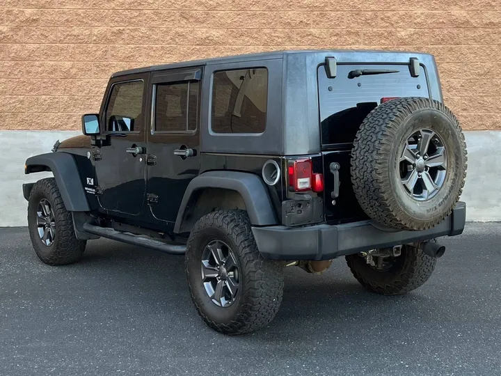 BLACK, 2008 JEEP WRANGLER UNLIMITED X 4X4 Image 3