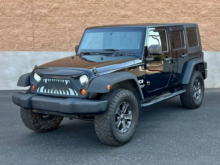 BLACK, 2008 JEEP WRANGLER UNLIMITED X 4X4 Image 1