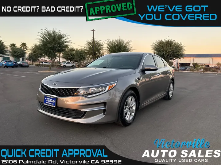 GRAY, 2018 KIA OPTIMA Image 1