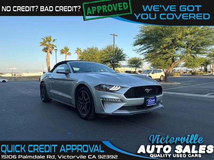 INGOT SILVER METALLIC, 2019 FORD MUSTANG Image 1