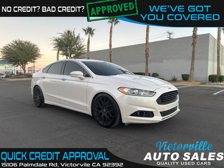 WHITE, 2014 FORD FUSION Image 1