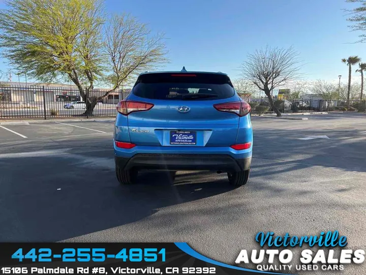 CARIBBEAN BLUE, 2018 HYUNDAI TUCSON Image 6