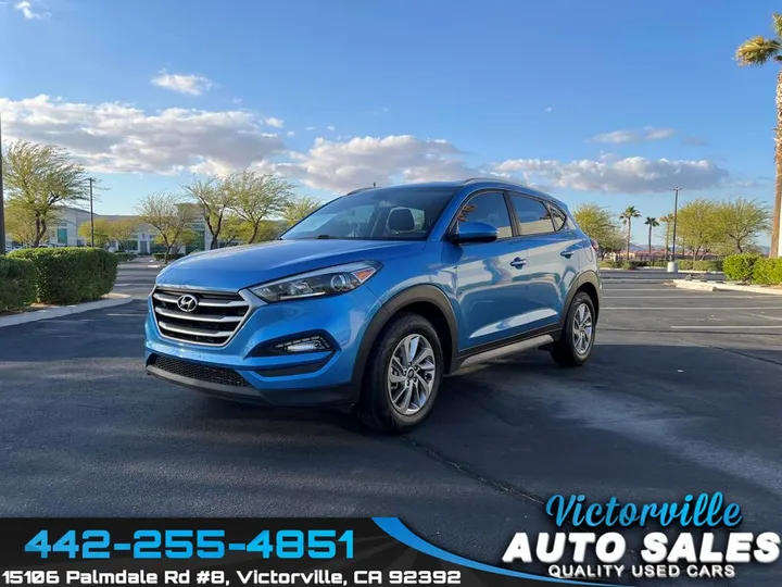 CARIBBEAN BLUE, 2018 HYUNDAI TUCSON Image 3