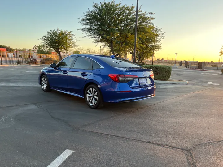 BLUE, 2022 HONDA CIVIC Image 5