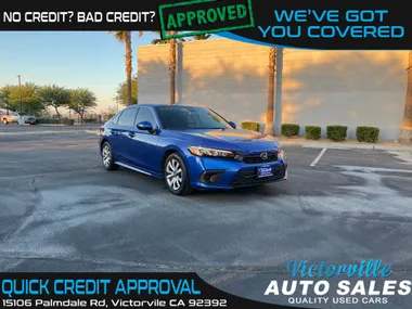 BLUE, 2022 HONDA CIVIC Image 